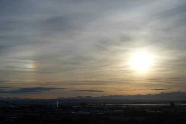 Nelson Sky Was Covered With Aerosol Material on evening of March 14
